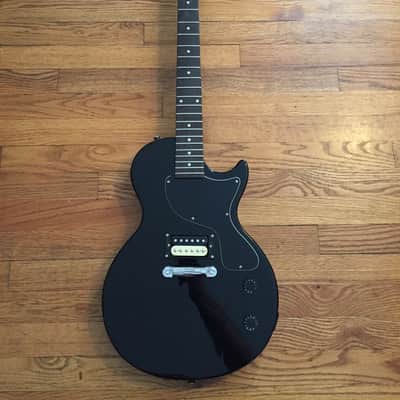 Epiphone Les Paul Junior Gloss Black Zebra Pickup image 4