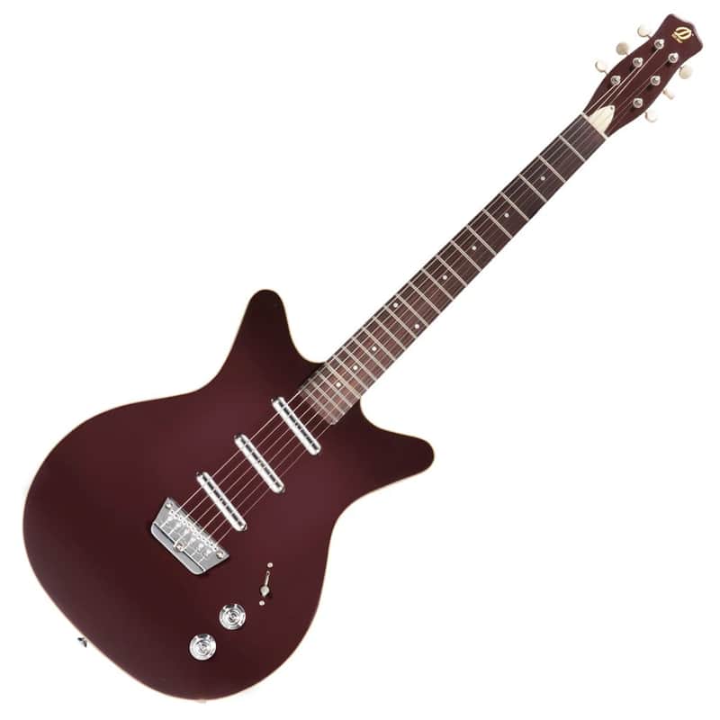 Danelectro TRIPLE DIVINE - DKBU Double Cutaway Shorthorn Shape Semi-Hollow Body C Shape Neck 6-String Electric Guitar image 1