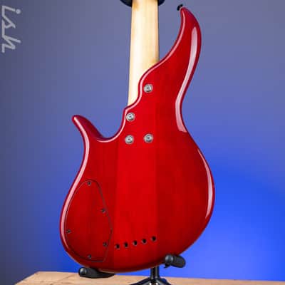 2004 F Bass BNF5 Fretless Transparent Red image 14