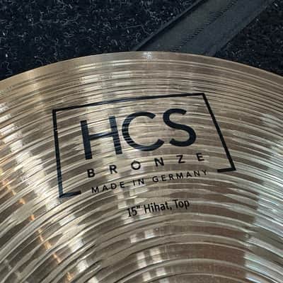 Meinl 15" HCS Bronze Hi-Hat Cymbals (Pair) 2020 - Present - Brilliant image 2