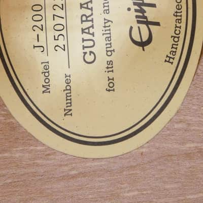 Epiphone J-200 Studio EC 2025 - Present - Natural w/GB USED image 16