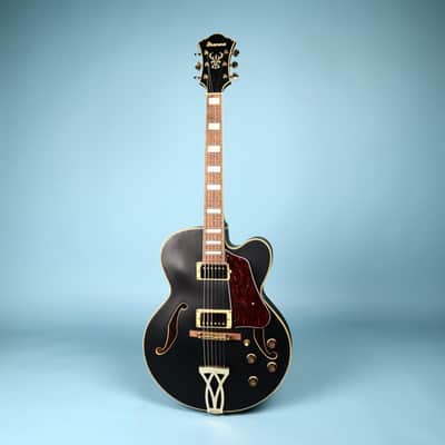 Ibanez Artcore AF75G Hollowbody Electric Guitar Flat Black image 2
