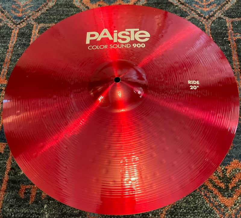 Paiste 20" Color Sound 900 Red Ride Cymbal image 1