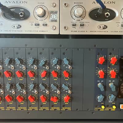 Mini Rack Mixer Expander + 2x TG-1 Limiter Module (rare) + PSU-2 Power Supply image 1