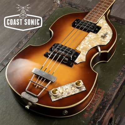 Vintage 1970 Hofner 500/1 Violin Bass Made in Germany Beatle Bass image 7