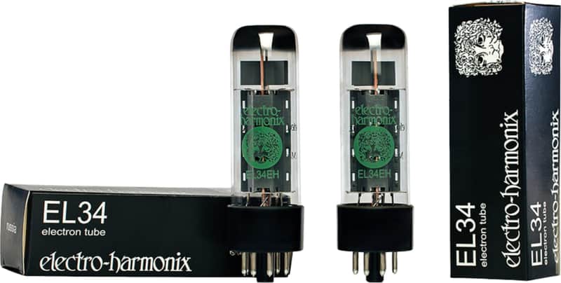Electro-Harmonix EL34EH Platinum Matched Power Tube, Pair image 1