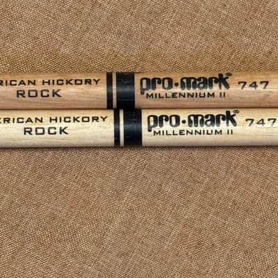 Pro-Mark American Hickory Rock 747 Drum Sticks New Old Stock image 2