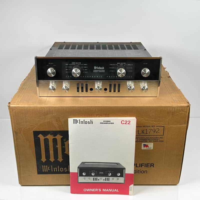 McIntosh C22 Stereo Preamplifier Commemorative Edition