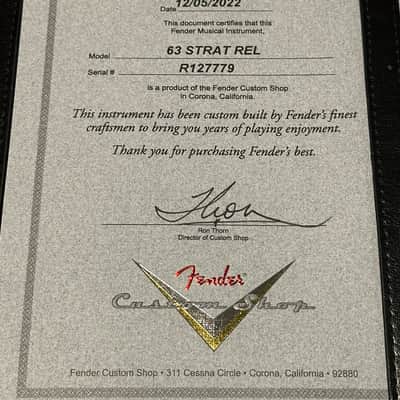 Fender Custom Shop '60 Reissue Relic Stratocaster 2022 Fiesta Red image 3