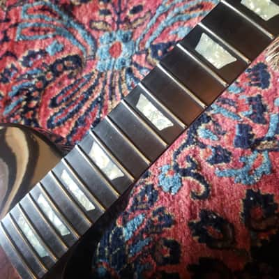 Repaired Husk 1992 Ebony Board Gibson Les Paul Studio Lite Body and Neck, Vintage Sunburst image 19