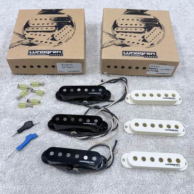 LUNDGREN BJFE Stratocaster set Black and extra off white covers / Free shipping / like new, 2025 image 1