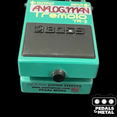 Analogman Boss TR-2 Tremolo with Mod 2010s - Green - X13671 image 3