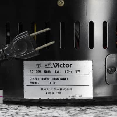 Victor TT-81 Direct Drive Turntable in Very Good Condition image 15