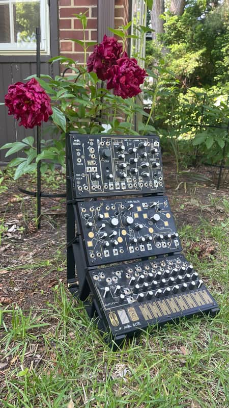 Make Noise 0-Coast + Strega + 0-CTRL + 3DWaves Stand 2020s - Black image 1