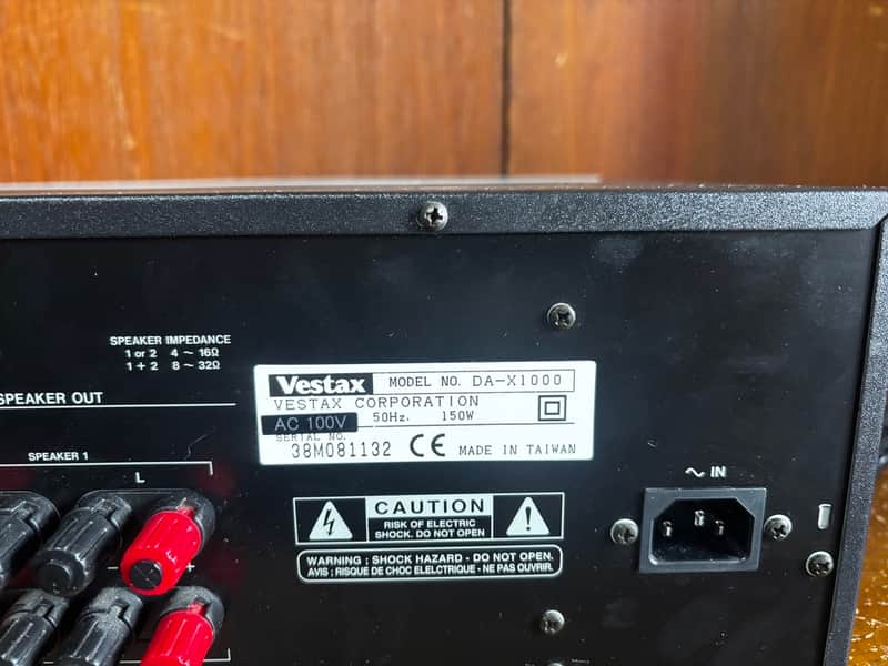 Vestax DJ SYSTEM CONTROL AMPLIFIER DA-X1000 Powermixer | Reverb