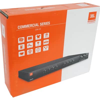 JBL CSM 28 Commercial Mixer/Preamp 8 Input/2 Output 4 Restaurant/Bar/Cafe CSM28 image 6
