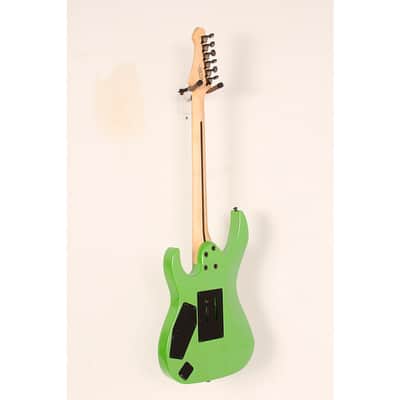 Mitchell HD400 Hard Rock Double Cutaway Electric Guitar Regular Green Lemon image 6