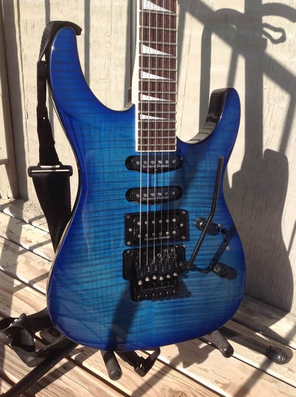 Jackson DX1 1997 Trans Blue image 1