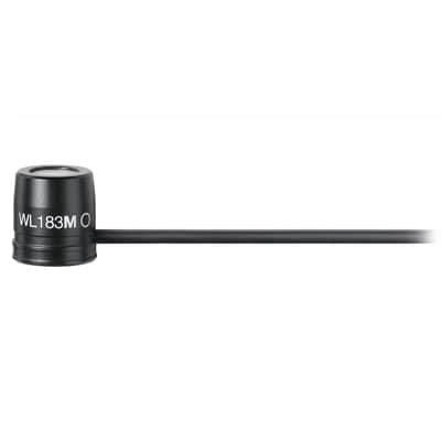 Shure WL183MB/O Omnidirectional Lavalier Microphone w/ TA4F Connector