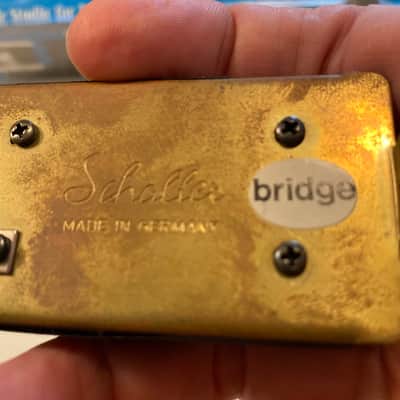 Schaller 2 in 1 Bridge Humbucking Guitar Pickup 212B 1990's - Black image 3