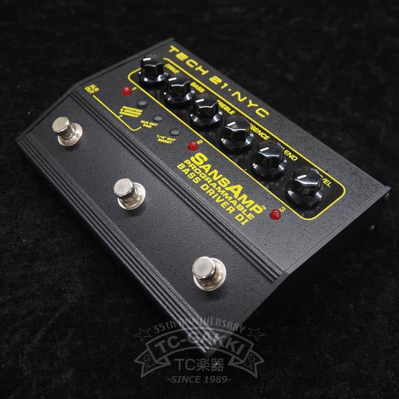 Tech 21 SANSAMP PROGRAMMABLE BASS DRIVER DI