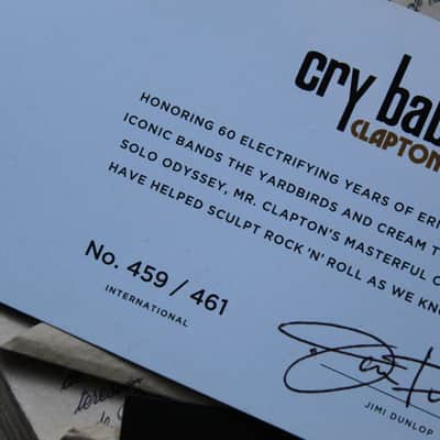 DUNLOP "EC95G Eric Clapton Signature Cry Baby Wah Gold" image 10