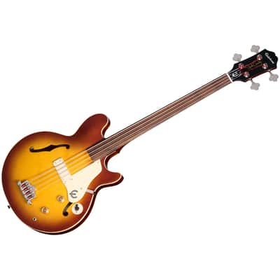 Jack Casady Fretless Aged Royal Tan Epiphone Bild 2