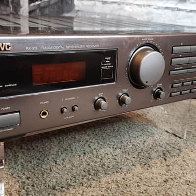 JVC JVC RX-315 vintage 2-channel FM/AM digital synthesizer stereo receiver 1994 - Bronz/silver image 4