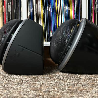 Mirage OmniPolar OmniSat 1PB-1 Compact Satellite Speaker Pair Black TESTED ✅ image 4