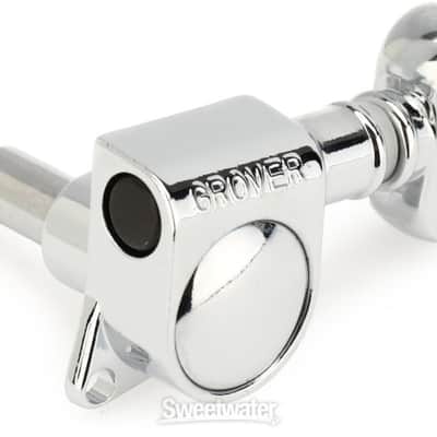 Grover 305C Mid-Size Rotomatic Tuners - 3+3 - Chrome (305Cd1) image 2