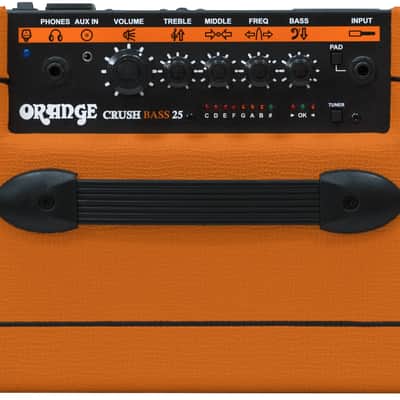 Orange Amps Crush Bass 25 25-Watt Bass Como Amp, 8" Speaker image 5