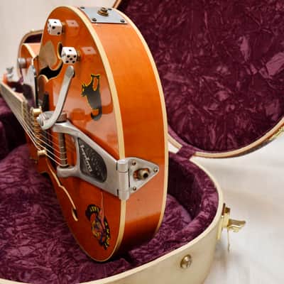 Gretsch Custom Shop Master Built G6120SSC Brian Setzer Tribute 2007 - Vintage Orange image 14