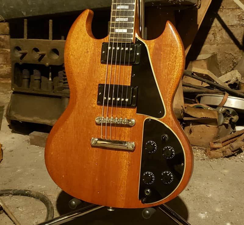 1972 Gibson SG Deluxe, Natural, Hardshell Case