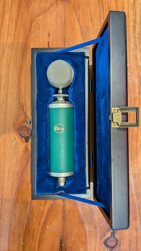 Blue Kiwi Large Diaphragm Multipattern Condenser Microphone 2000s - Green - Made in the USA from US & Latvian Parts image 1