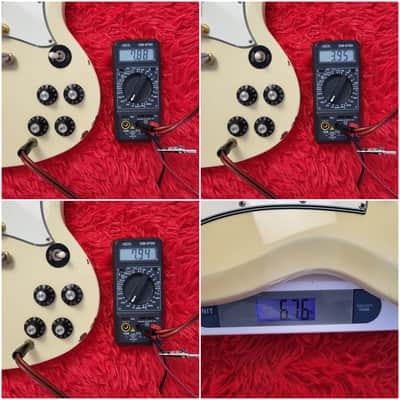 Bacchus BSG-68V SG Standard 1998  - Vintage Series - White  - Made In Japan MIJ image 23