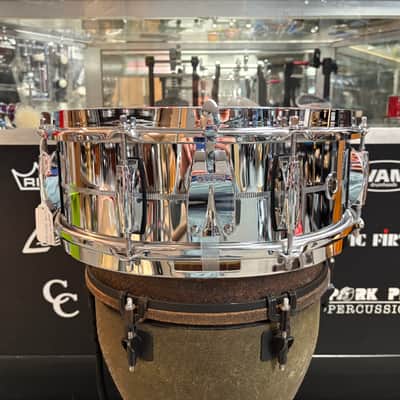 Gretsch Brooklyn 5x14 GB4160 Chrome Over Brass Snare Drum image 3