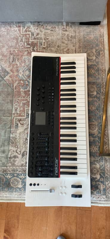 Nektar Panorama P4 49-Key USB MIDI Keyboard Controller 2018 - 2021 - White image 1