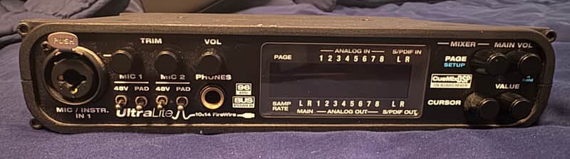 MOTU UltraLite-mk3 Firewire Audio Interface 2015 - Present - Black image 1