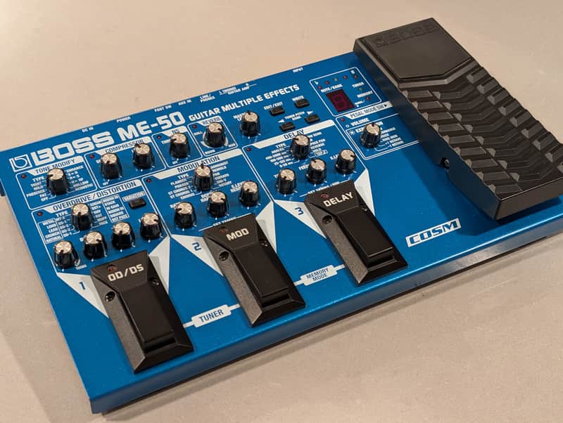 Boss ME-50 Guitar Multiple Effects | Reverb