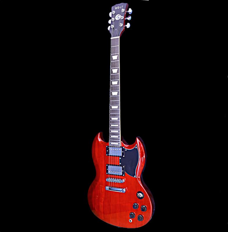 Wolf Guitars Australia Angus - Red Gloss image 1