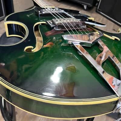 Firstman Liverpool Violin Hollowbody Electric Guitar ‘67-‘69 - Green Burst image 16