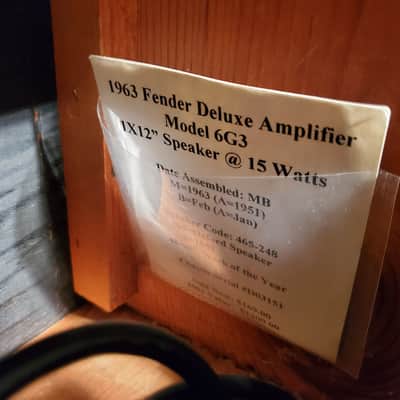 1963 Fender 6G3 Brownface Deluxe image 10