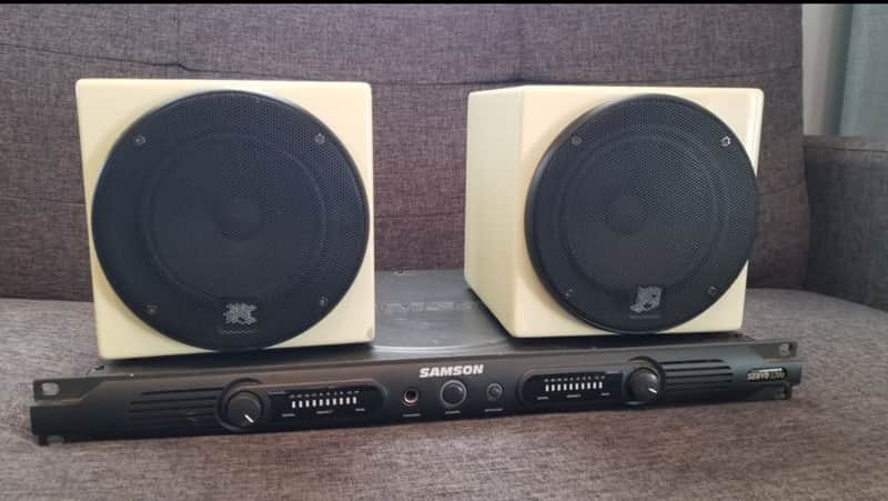 Samson Servo 120a Power Amp 2010s - Black image 1