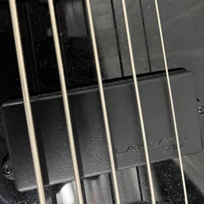 Lakland 55-02 custom black 5 string bass guitar great shape. image 8