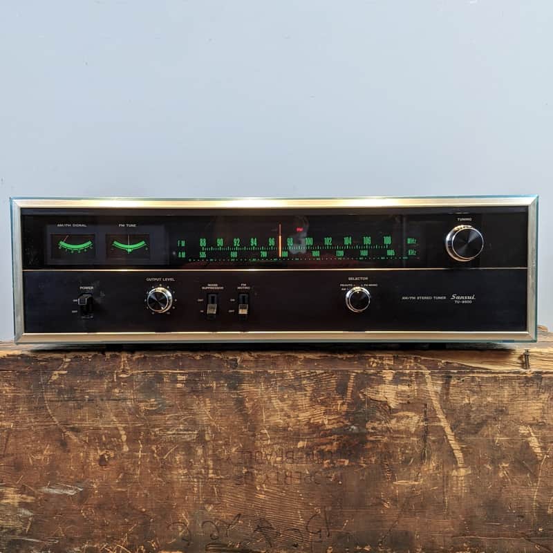 【希少•動作品】Sansui TU-9500 ステレオチューナー Sansui TU-9500 Japanese Vintage AM/FM Stereo Tuner Fully Working