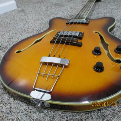 Hofner Contemporary Series Verythin Bass, Rosewood Fretboard, 2006 - 2026 - Antique Sunburst image 3