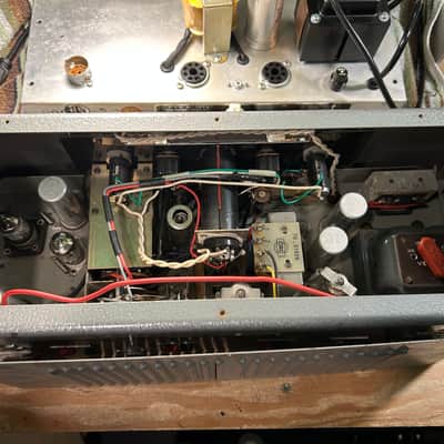 Heurtier 6w single ended el84 vintage tube amplifier project PA filmosound amp image 12