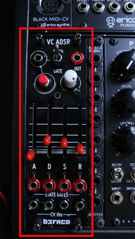 Befaco VC ADSR Eurorack Synthesizer Module 2010 - Present - Black image 1