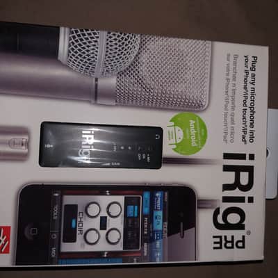 IK Multimedia iRig Pre iOS Mobile Mic Preamp/Interface 2010s - Black image 1