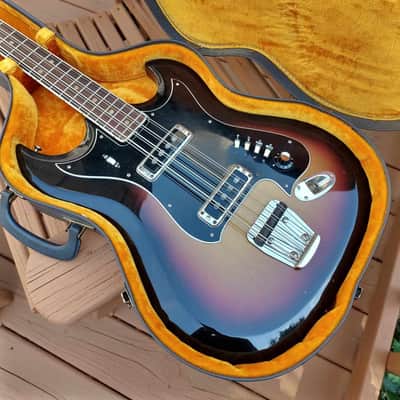 Hagstrom H-8 1967 8-String Bass - Sunburst image 1
